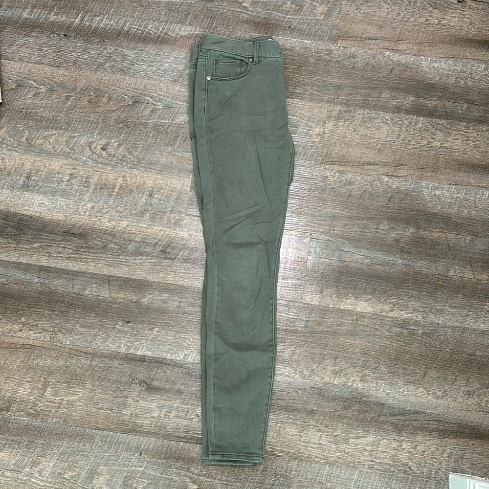 LOFT Olive Skinny Jeans Leggings Soft